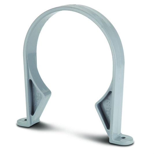 POLYPIPE SOIL PIPE BRACKET SOCKET 110mm SC45 SC45G GREY
