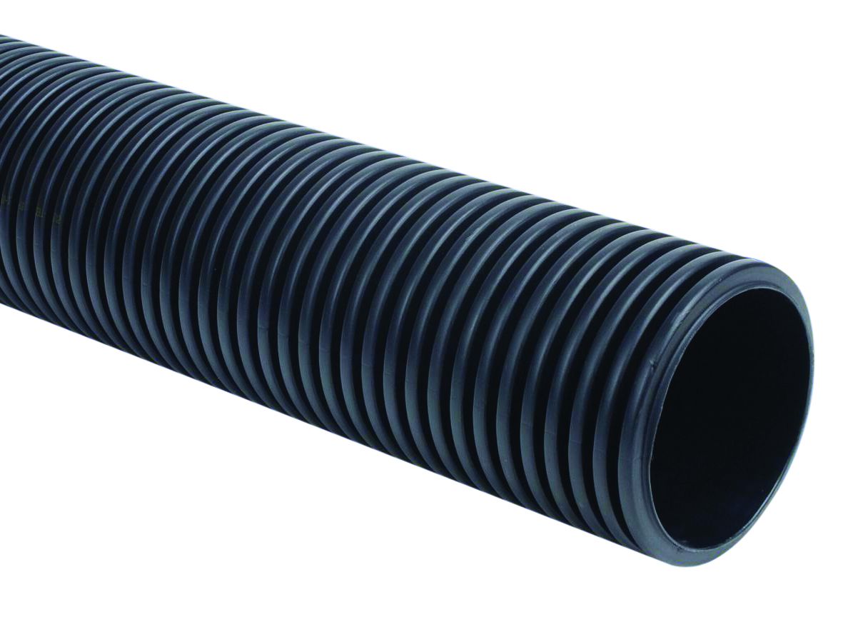 WAVIN TWINWALL 225mm P/E PIPE PERF 6m 9TW176