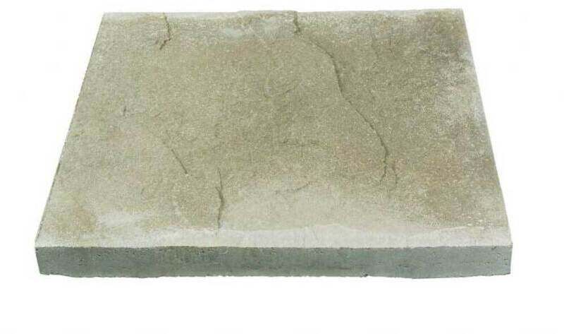BRETT BROADWAY ECO RIVEN FLAG 450 x 450 x 32mm NATURAL BER03GY