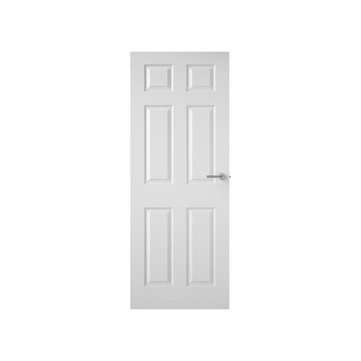 Premdor Moulded 6 Panel Textured Fireshield Fd30 Door 6'6 x 2'3 1981 x 686 x 44mm