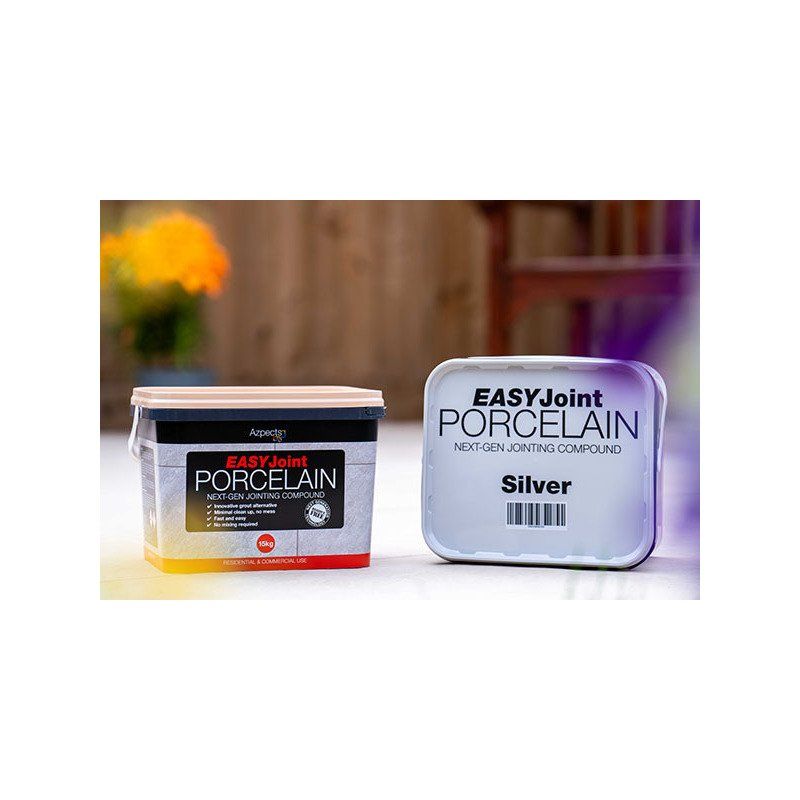 AZPECTS EASYJOINT PORCELAIN NEXT-GEN JOINT COMPOUND 15kg SILVER 8002