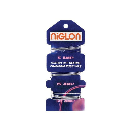 NIGLON FWC30 FUSE WIRE CARD 5A 15A 30A