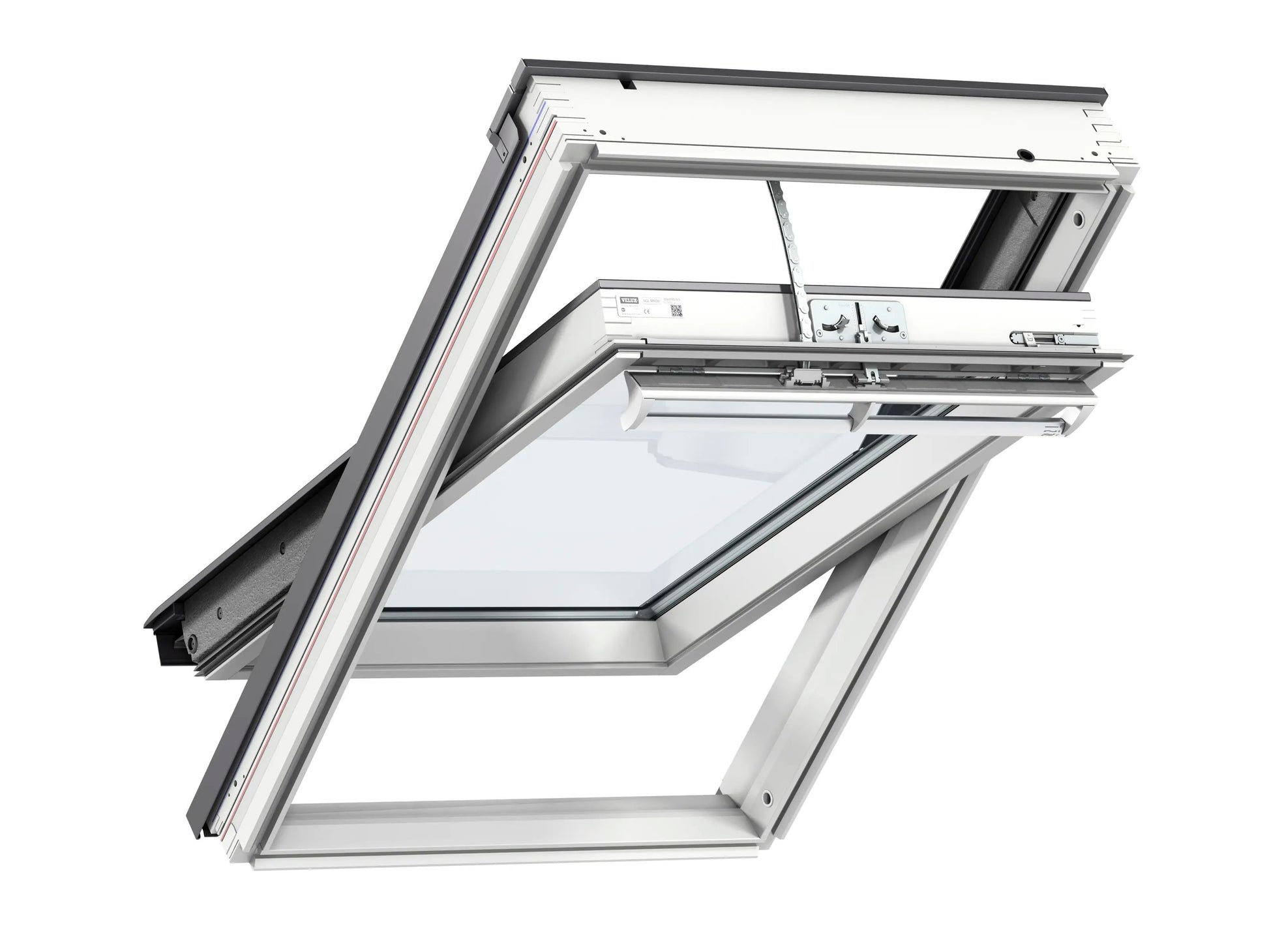 Velux GGL MK04 207030A Solar Centre Pivot Roof Window 70-Pane 78 x 98cm White