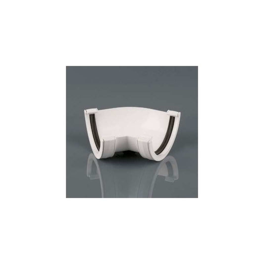 BRETT ROUNDSTYLE GUTTER ANGLE 135deg ARCTIC WHITE BR049A