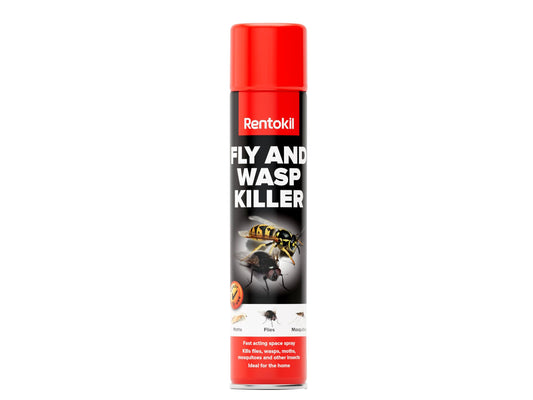 RENTOKIL RKLFSF127 FLY & WASP KILLER AEROSOL 300ml