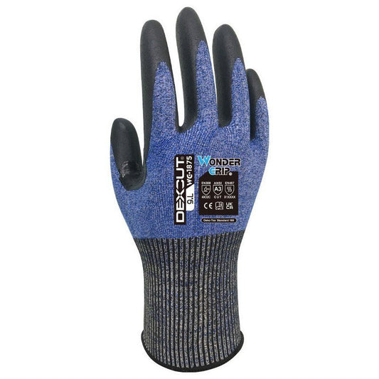 WONDER GRIP WG-1875 DEXCUT GLOVE SIZE 9 WG-1875091P
