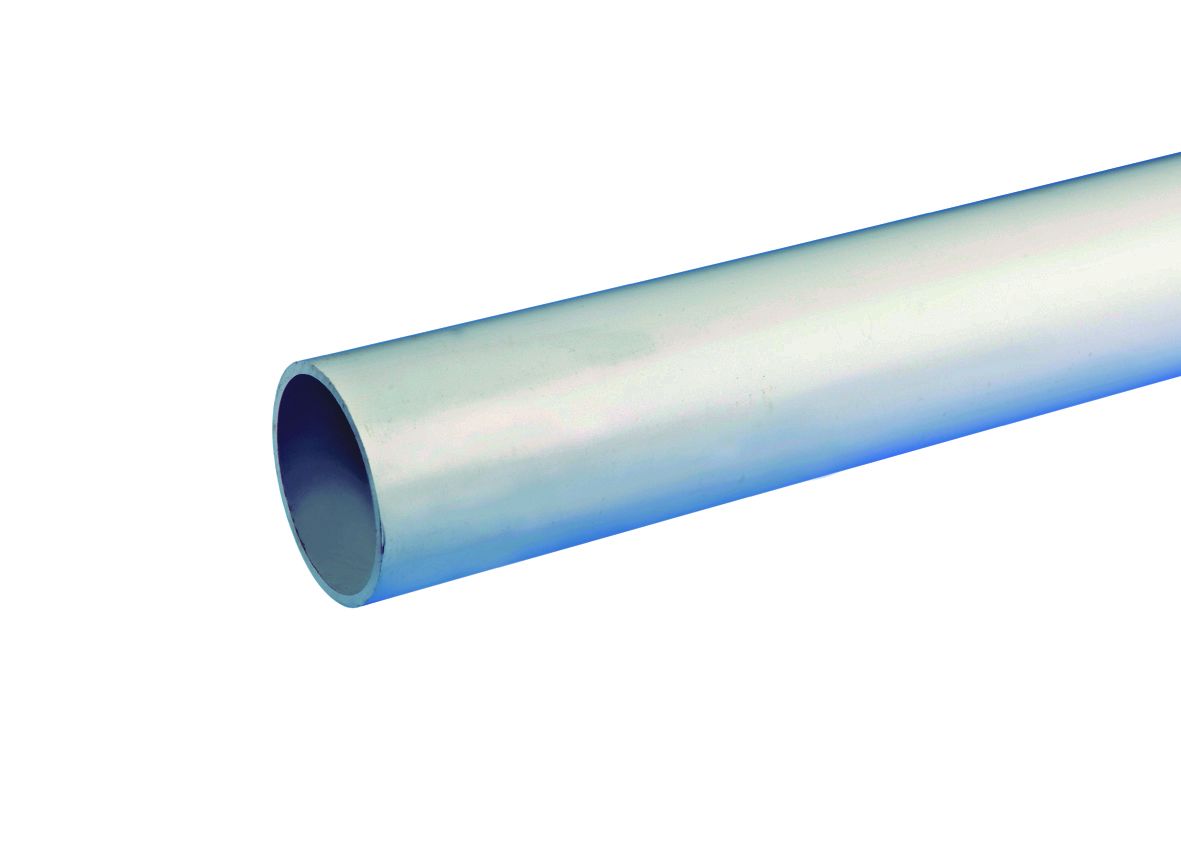 OSMAWELD 4W073 PP PIPE PLAIN ENDED 32mm x 3m 4W073G GREY