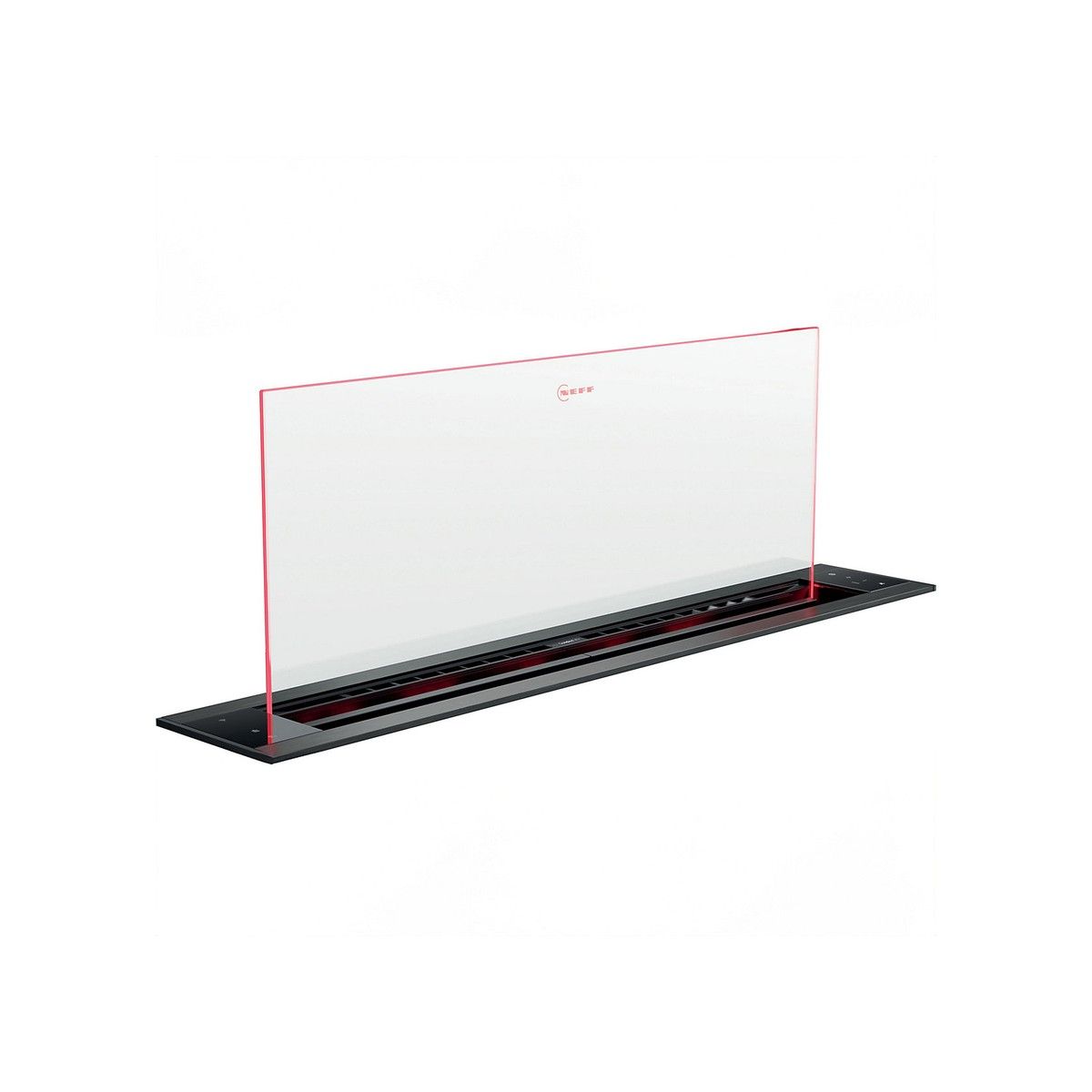 NEFF I88WMM1S7B N90 GLASS DRAFT HOOD BLACK C/W CLEAR GLASS