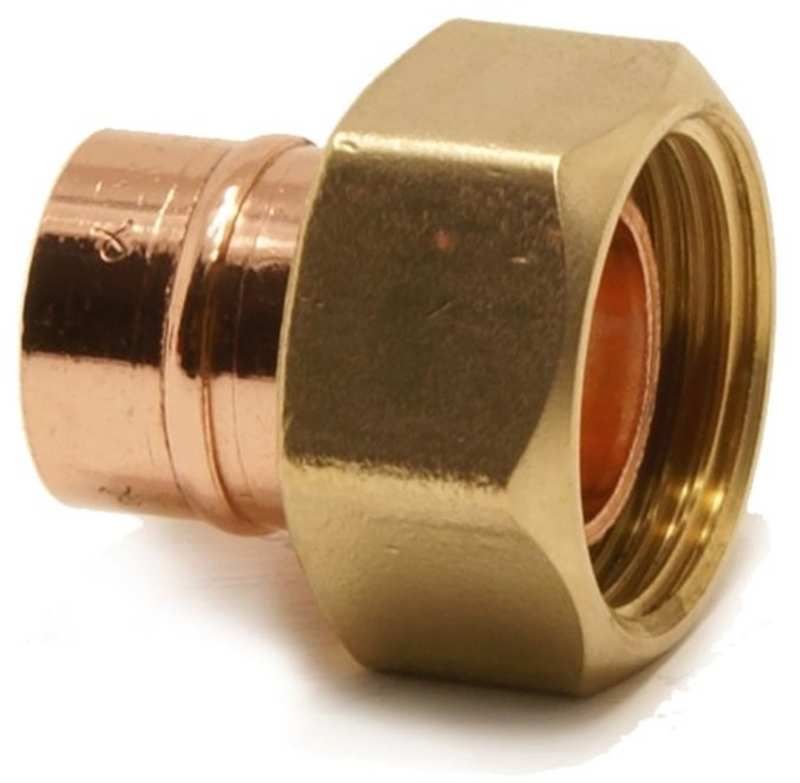YORKSHIRE 22mm x 1" YP68 STRAIGHT UNION ADAPTOR 08784