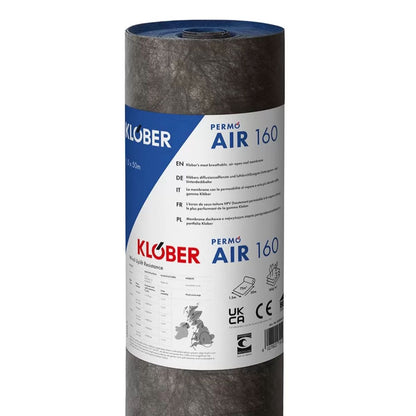 KLOBER PERMO AIR BREATHABLE MEMBRANE 1.0 x 50m (160gsm) 50m2 COVERAGE KU0045-1