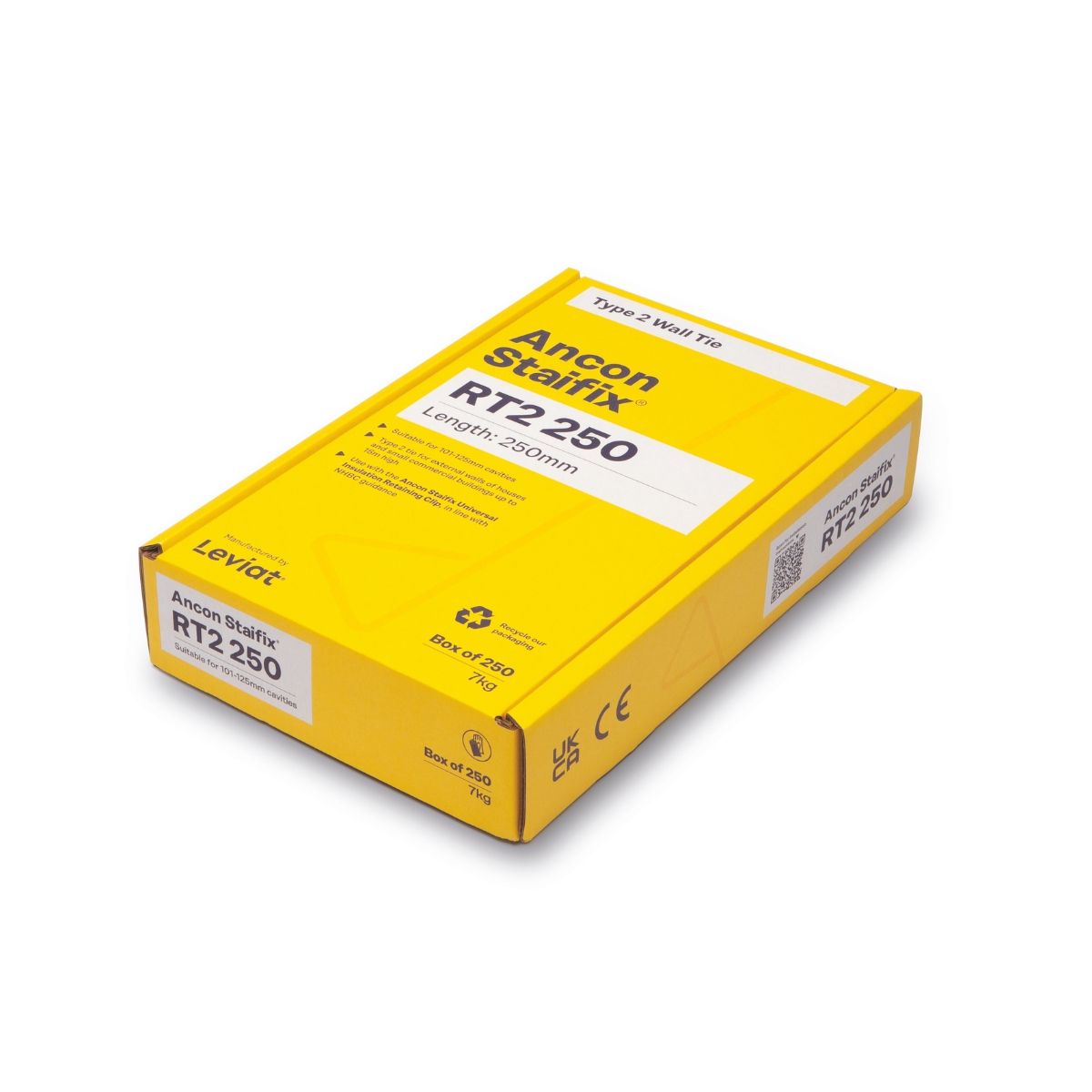 ANCON STAIFIX RT2 GENERAL PURPOSE WALL TIE 250mm (BOX 250) RT2250BOXS