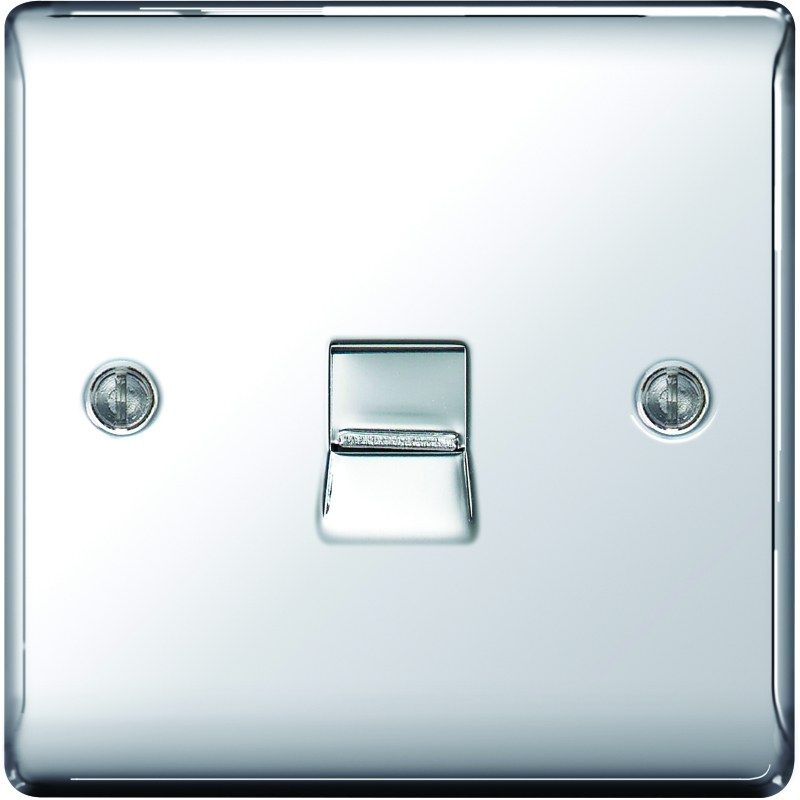 NEXUS NPCBTM1 1-GANG TEL MASTER NEXUS POLISHED CHROME