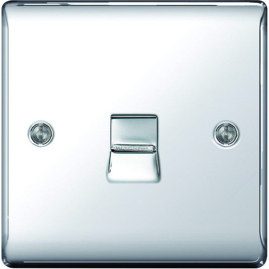 NEXUS NPCBTM1 1-GANG TEL MASTER NEXUS POLISHED CHROME