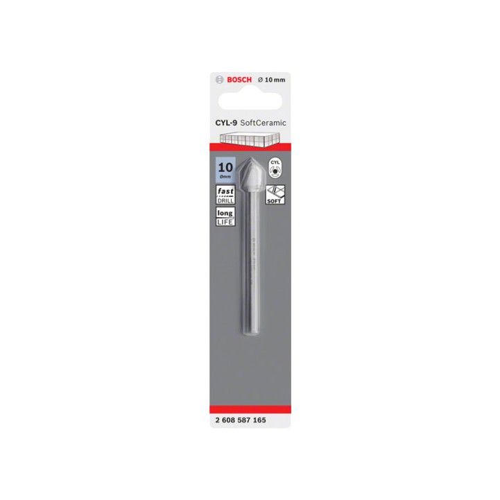 BOSCH 2608587165 GLASS AND TILE DRILL BIT 10 x 90mm