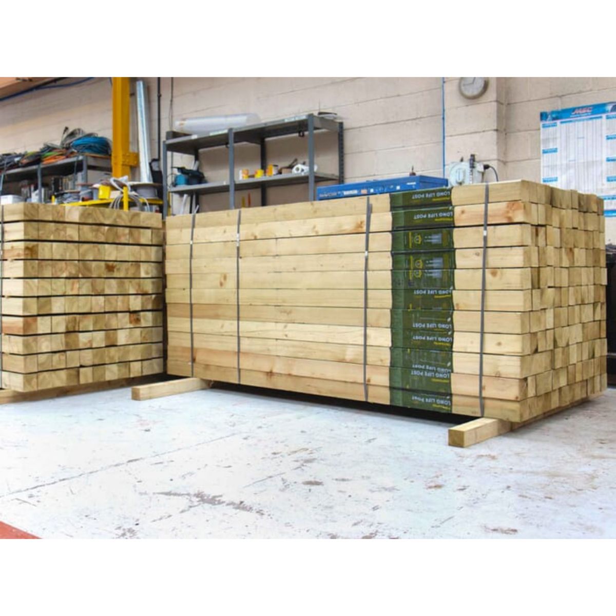 POSTSAVER TIMBER FENCE POST 75 x 75 x 2400mm (HOME DELIVERY) PSP75mm2.4