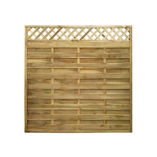 ZEST SAN REMO FLAT TOP PANEL WITH TRELLIS 6 x 6' 00585