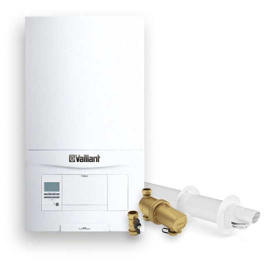 VAILLANT ECOFIT PURE 825 COMBI/STD HORIZONTAL FLUE & ADVANCED FILTER RESTART PACK