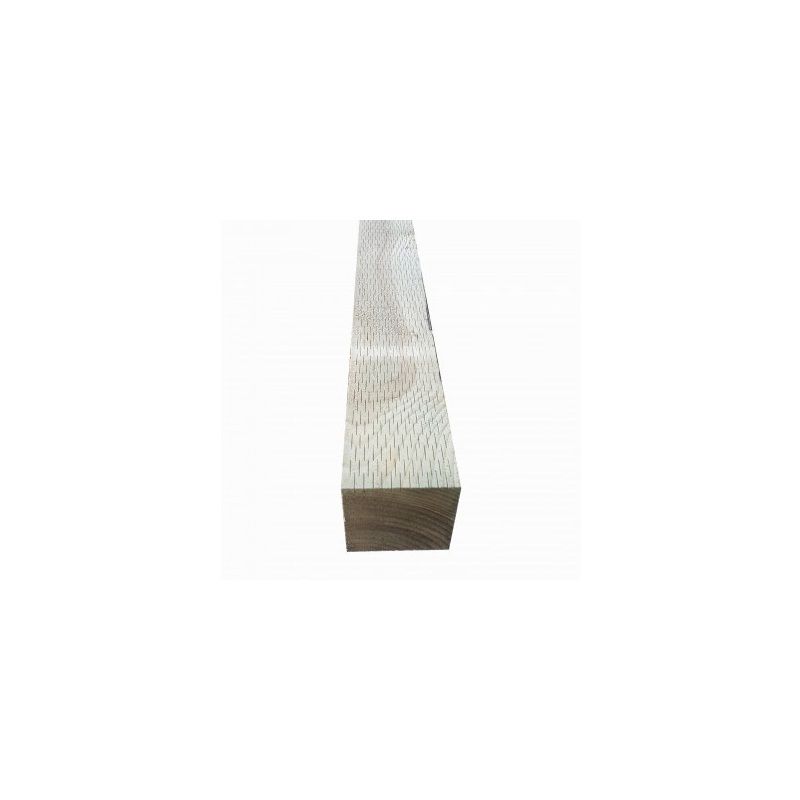 JJ 75 x 75mm x 3.0m INCISED FENCE POST GREEN TREATED UC4 15 YEAR FSC