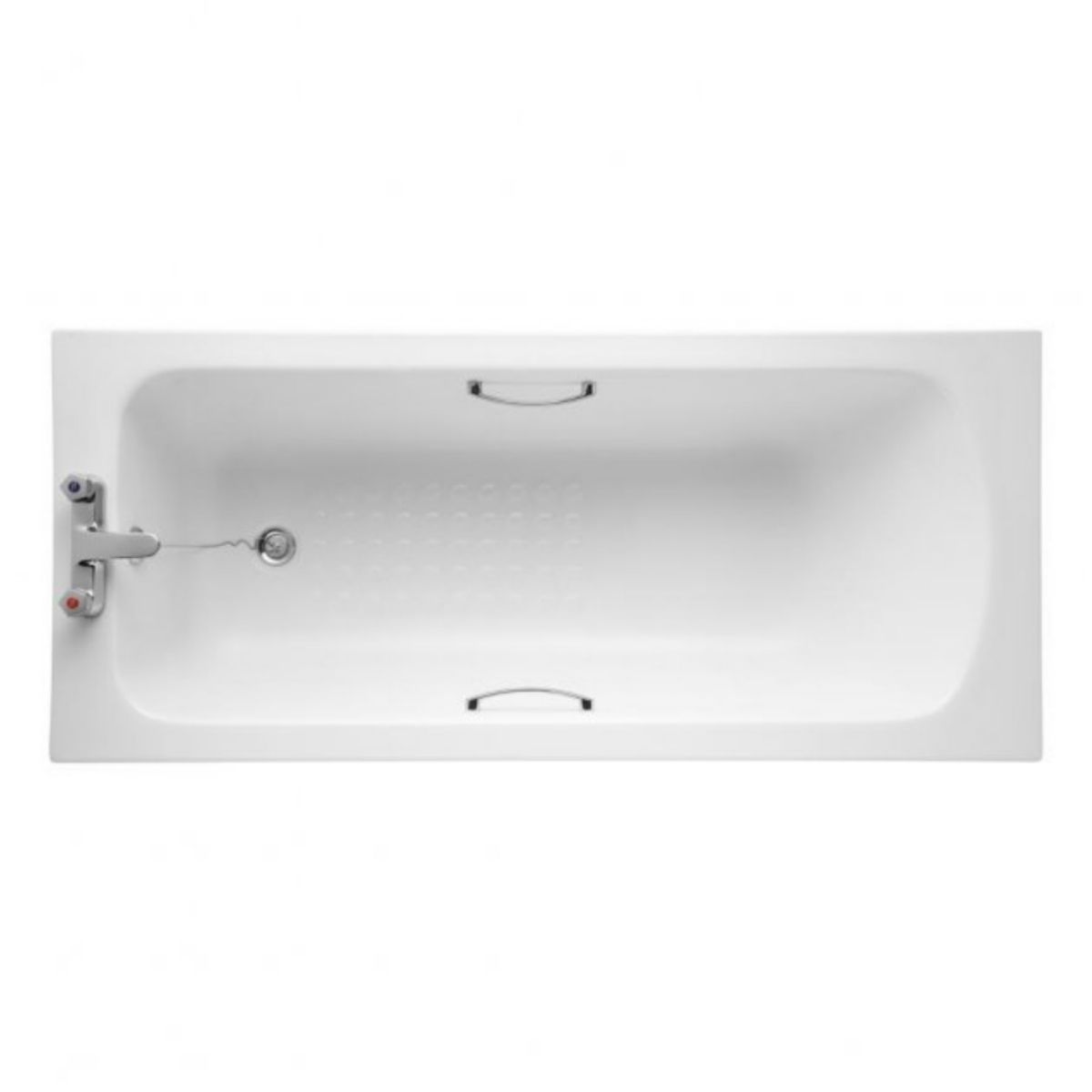 ARMITAGE SHANKS E028401 SANDRINGHAM 21 2TH BATH C/W GRIPS & TREAD 1700mm