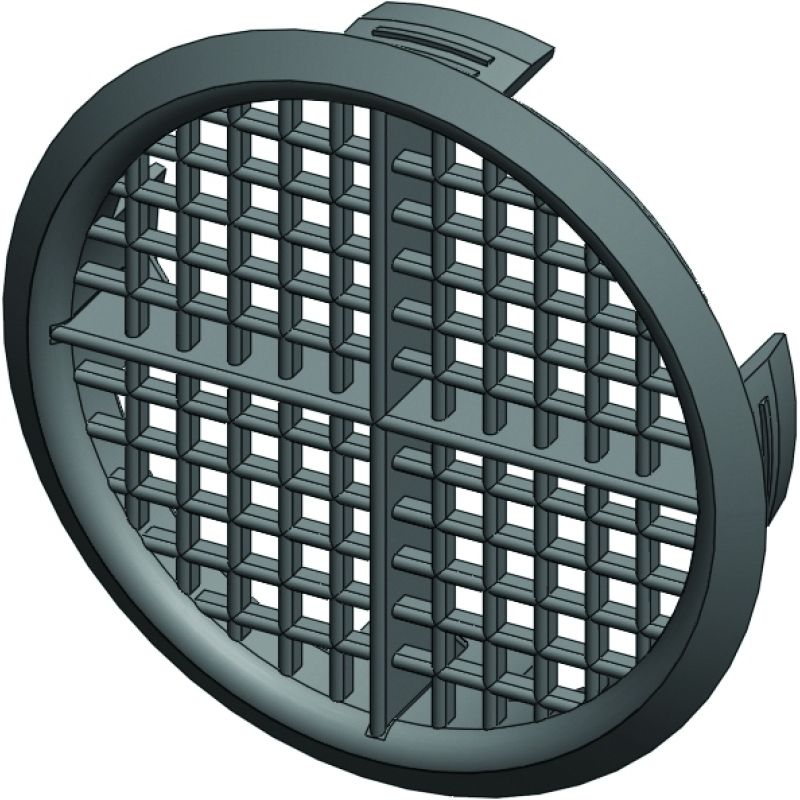 TIMLOC ROUND PUSH-IN SOFFIT VENT (PACK 10) WHITE 1140