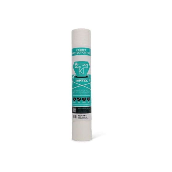 TAKTEC CARPET PROTECTION FILM SELF ADHESIVE C600 50m x 600mm 172099