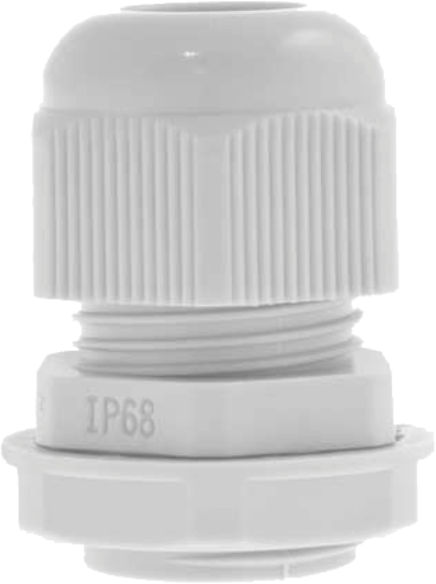UNICRIMP DOME TOP GLAND 32mm WHITE QCGM32WHT