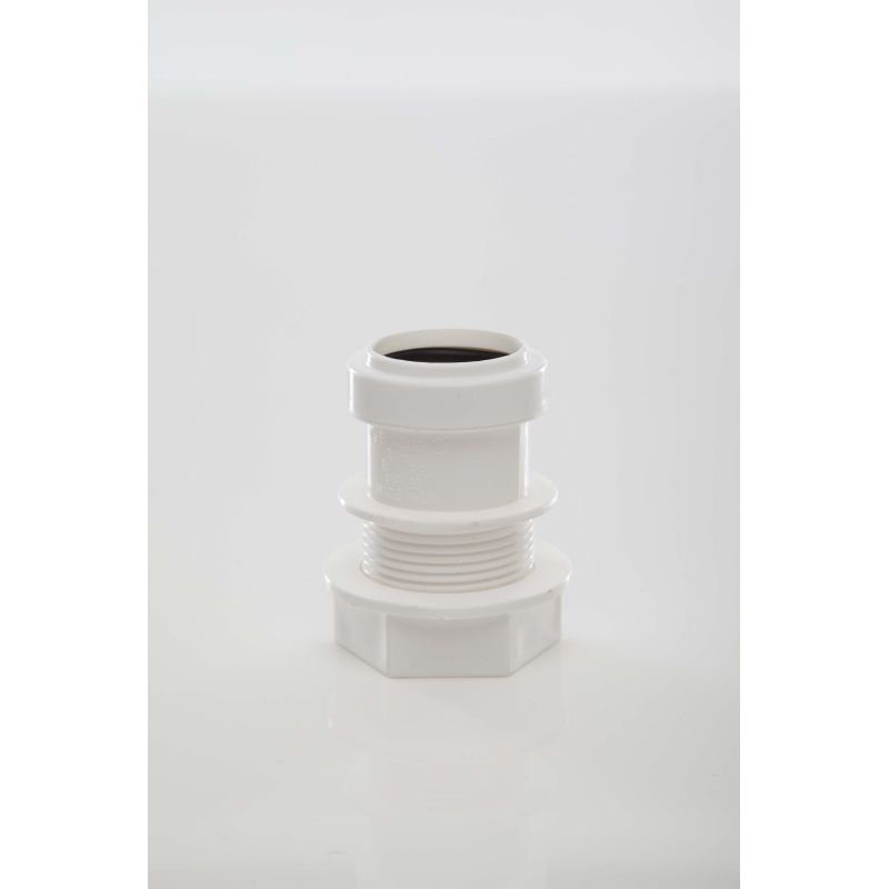 POLYPIPE PUSHFIT TANK CONNECTOR 32mm WP35 WP35G GREY