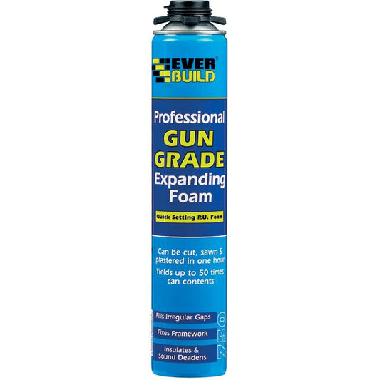 Everbuild Gun Grade Foam 750ml EVGF7