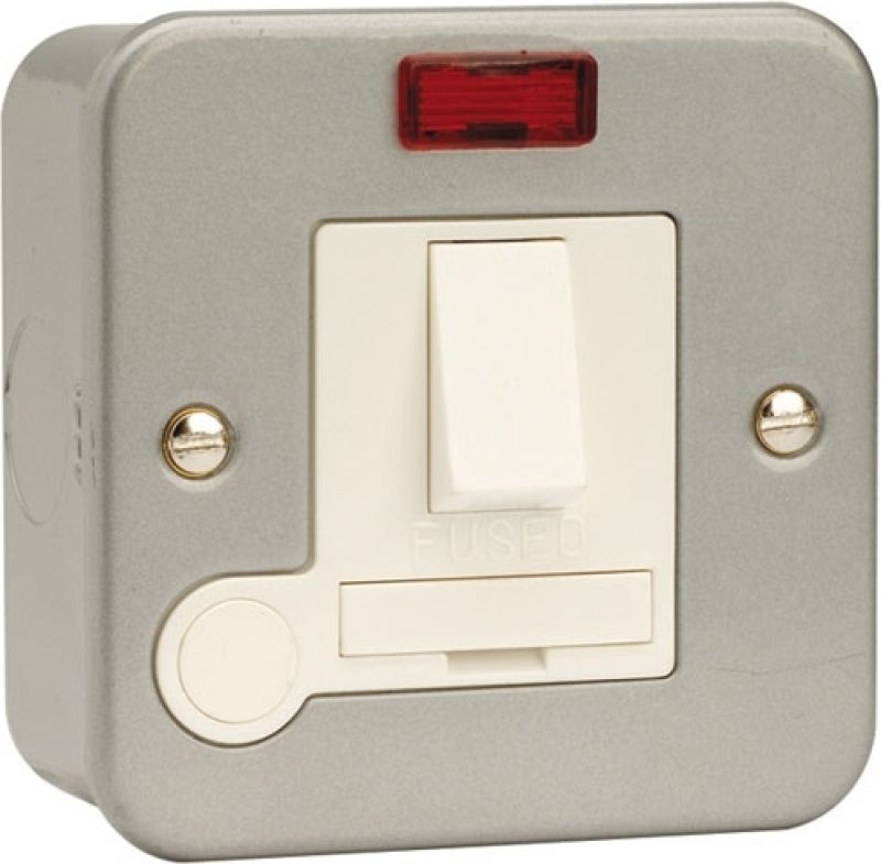 CLICK CL052 CONNECTION UNIT FUSED COMES WITH NEON SWITCH CLAD