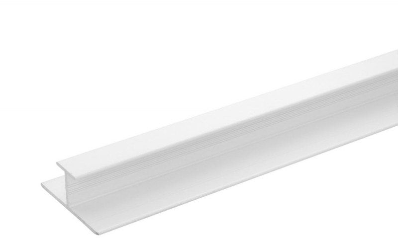 SHOWERWALL MSSWAEJOIWHI02500 ALUMINIUM JOINING TRIM 11 x 2450mm WHITE