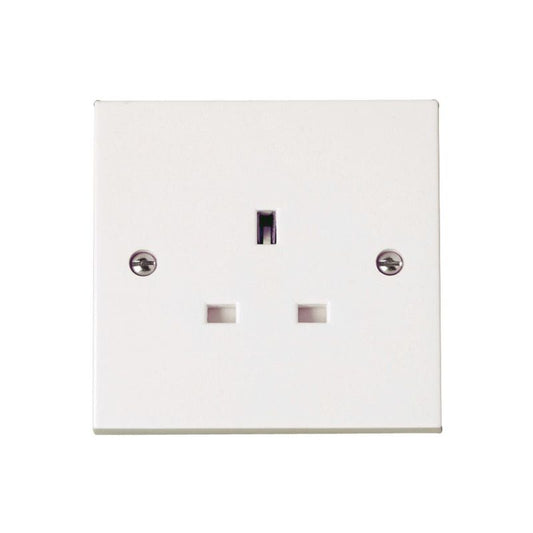 CLICK PRW030 UNSWITCHED SOCKET 1GANG 13A WHITE