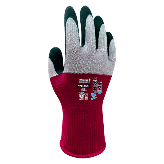 WONDER GRIP DUAL LATEX PALM PRECISION GLOVES EXTRA LARGE WG355101