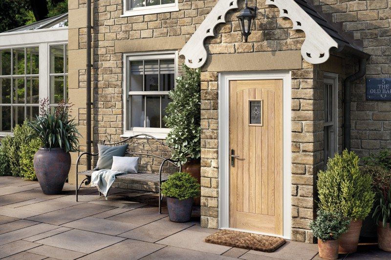 LPD OAK COTTAGE GLAZED 1L 33" OCOTTG33