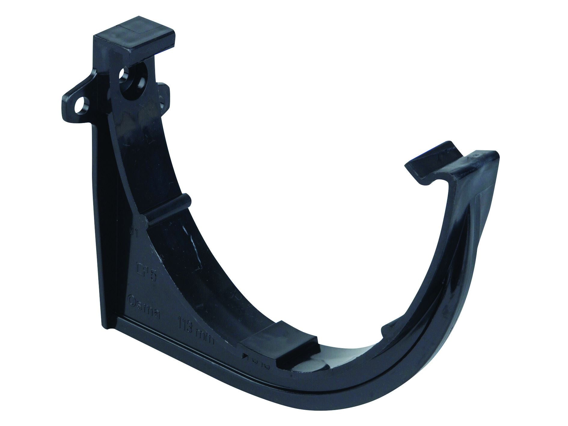 OSMA DEEPLINE 113mm GUTTER SUPPORT BRACKET BLACK 9T919B