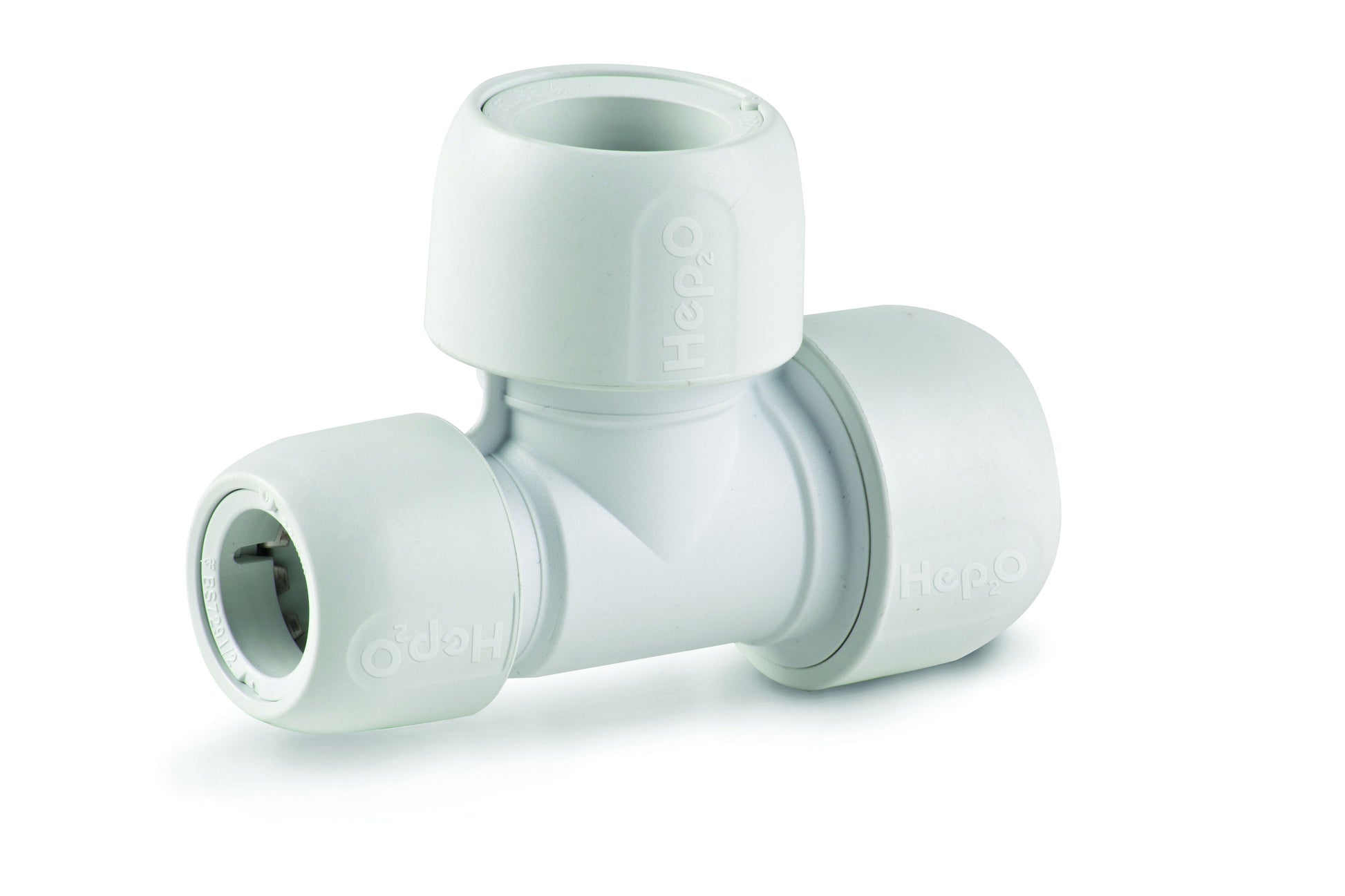 HEP2O NEW END REDUCED TEE 28 x 22 x 28mm WHITE HD12/28W