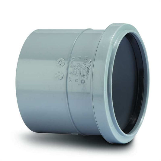 POLYPIPE SOIL SINGLE SOCKET 110mm SH43 SH43G GREY