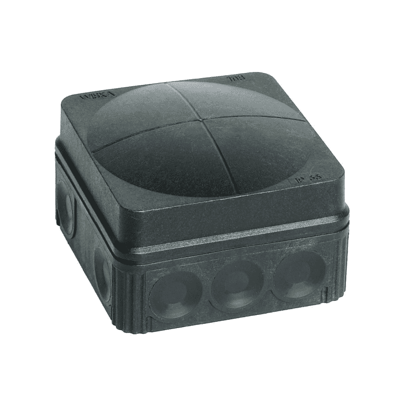 WISKA 10061999 COMBI BOX IP66 76 x 76 x 51 BLACK