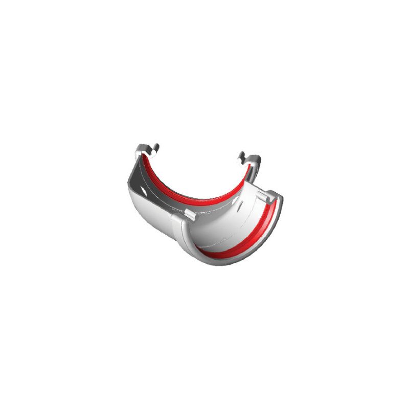 FREEFLOW ROUND GUTTER ANGLE 135deg WHITE FRR604