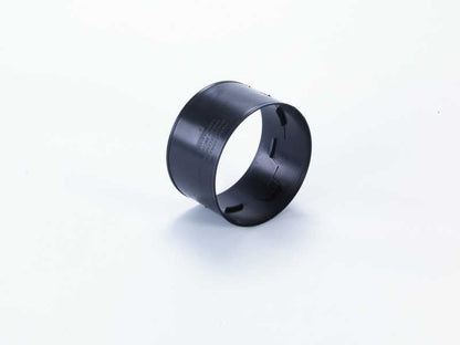 POLYPIPE RIDGIDUCT TWINWALL COUPLER DOUBLE SOCKET 94mm BLACK RBC94