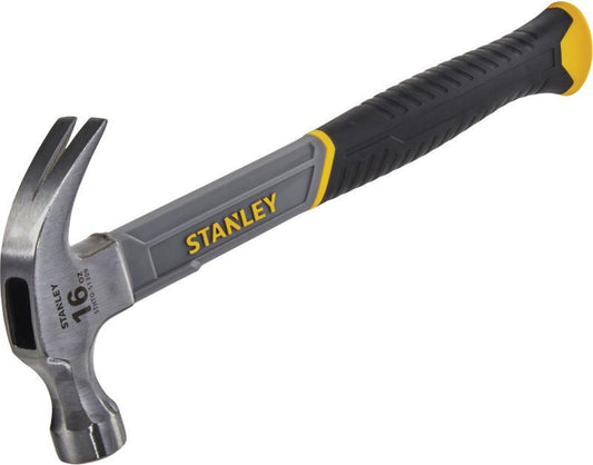 STANLEY STA051309 FIBREGLASS SHAFT CURVED CLAW HAMMER 16oz