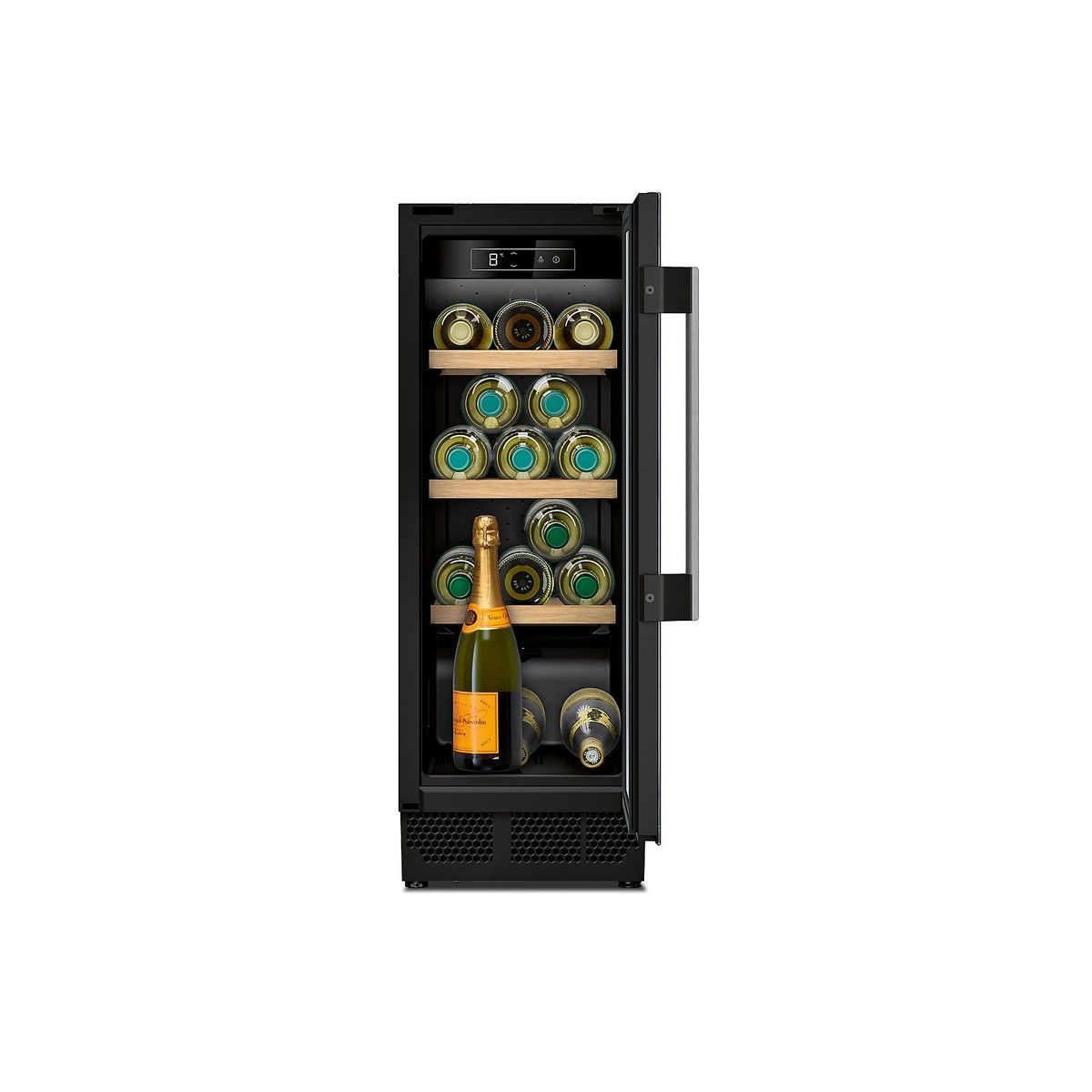 NEFF KU9202HF0G N70 BUILT UNDER GLASS DOOR WINE CABINET 300mm C/W STAINLESS STEEL HANDLE