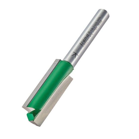 TREND C022X1/4TC TWO FLUTE 12.7MM DIA X 31.8MM CUT