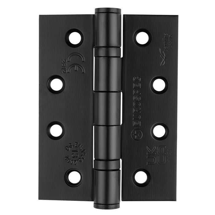 102 x 76mm BALL BEARING HINGE GRADE 13 MATT BLACK HIN1433P/13MB/RP
