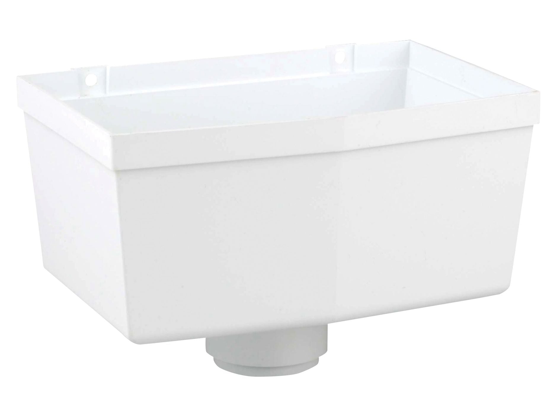 OSMA 0T332 ROUND PVCU HOPPER HEAD 68mm 0T332W WHITE