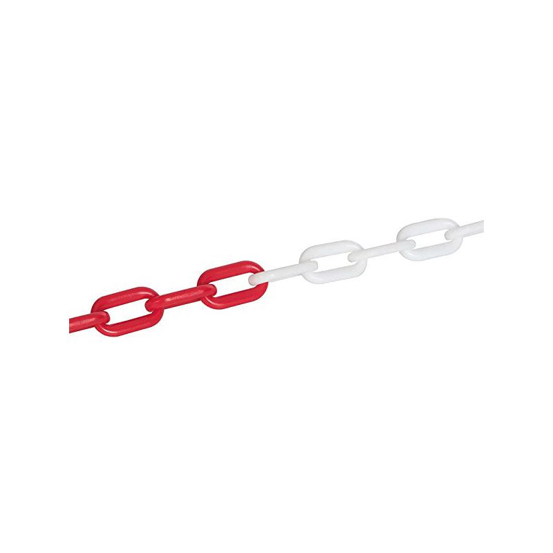 6mm No 810 RED/WHITE POLYTHENE CHAIN PER L/MTR 810-060R0250RW