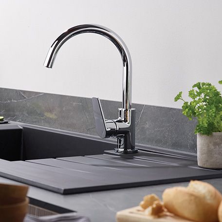BRISTAN RSPEFSNKC RASPBERRY EASY FIT MONOBLOC SINK MIXER CHROME