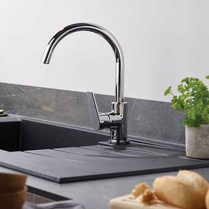 BRISTAN RSPEFSNKC RASPBERRY EASY FIT MONOBLOC SINK MIXER CHROME