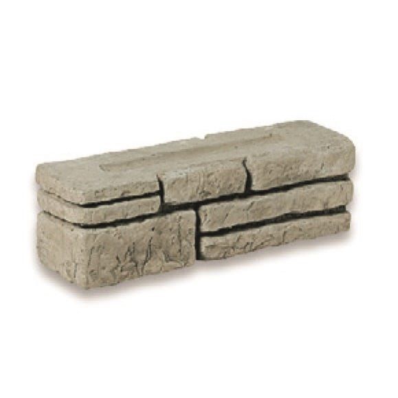 BRADSTONE OLD TOWN ECO WALLING 450 x 130 x 145mm GREY-GREEN 20968