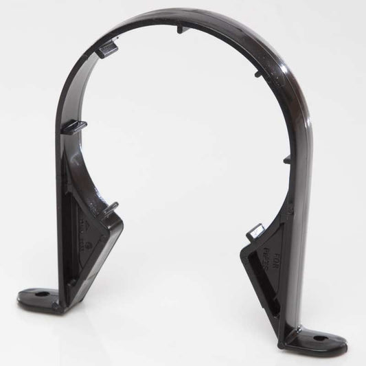 POLYPIPE SADDLE PIPE BRACKET 82mm SC33 SC33B BLACK