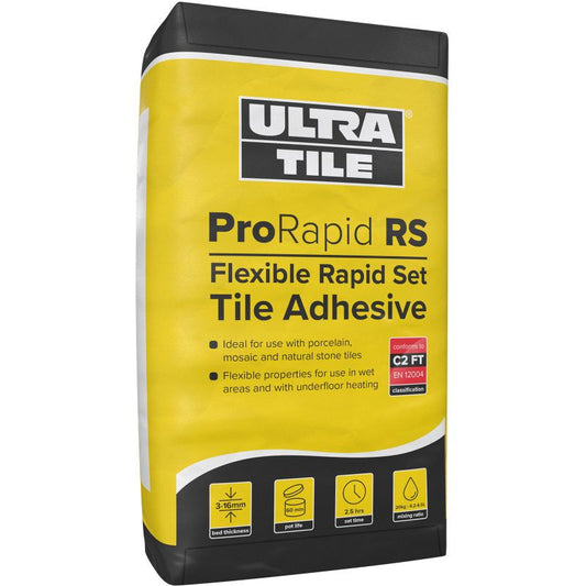 INSTARMAC ULTRATILE PRORAPID RSW PORCELAIN ADH BAG 20kg WHITE UTF PRORAPID RS 20 W